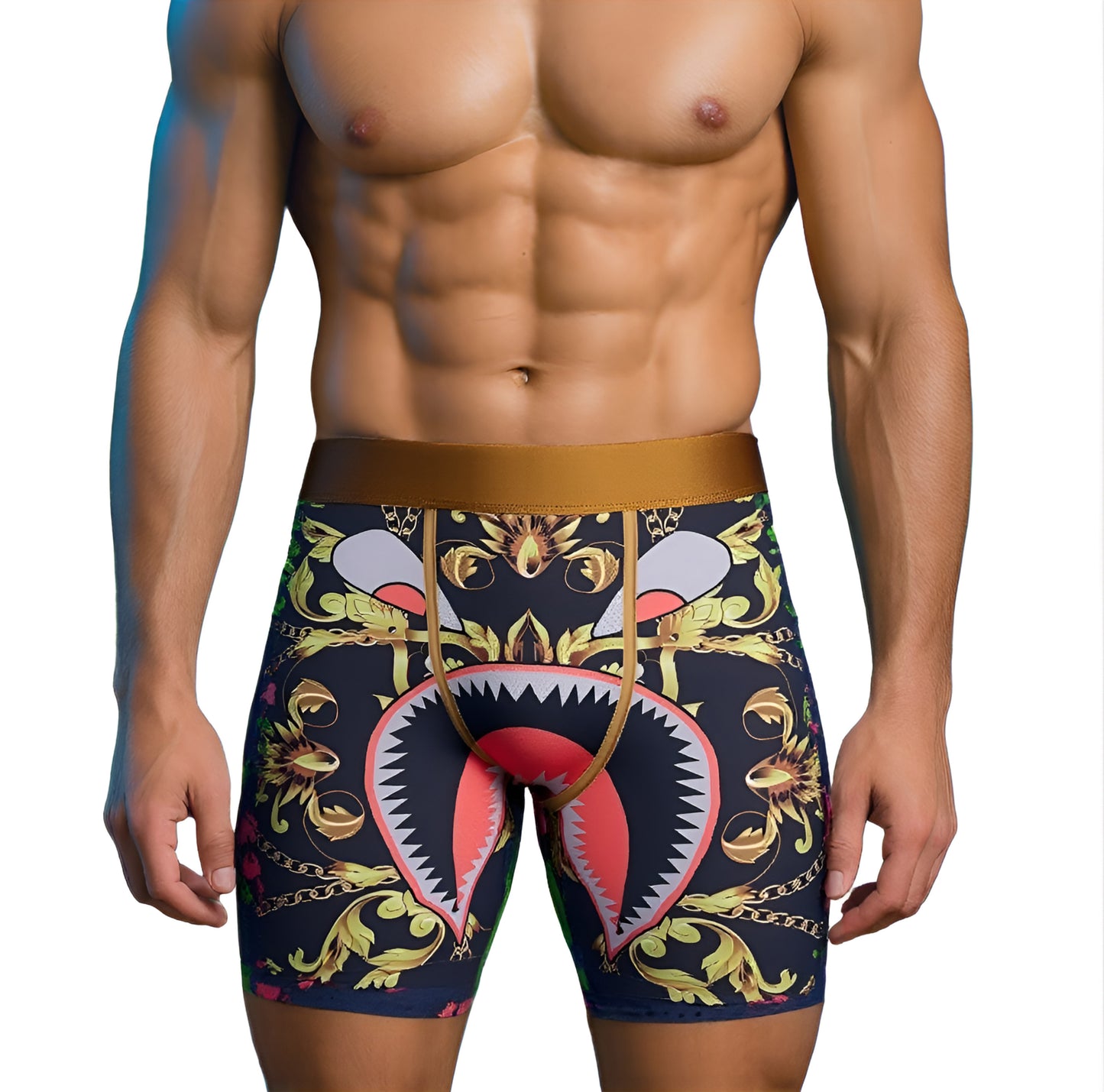 Golden mouth men's underwear