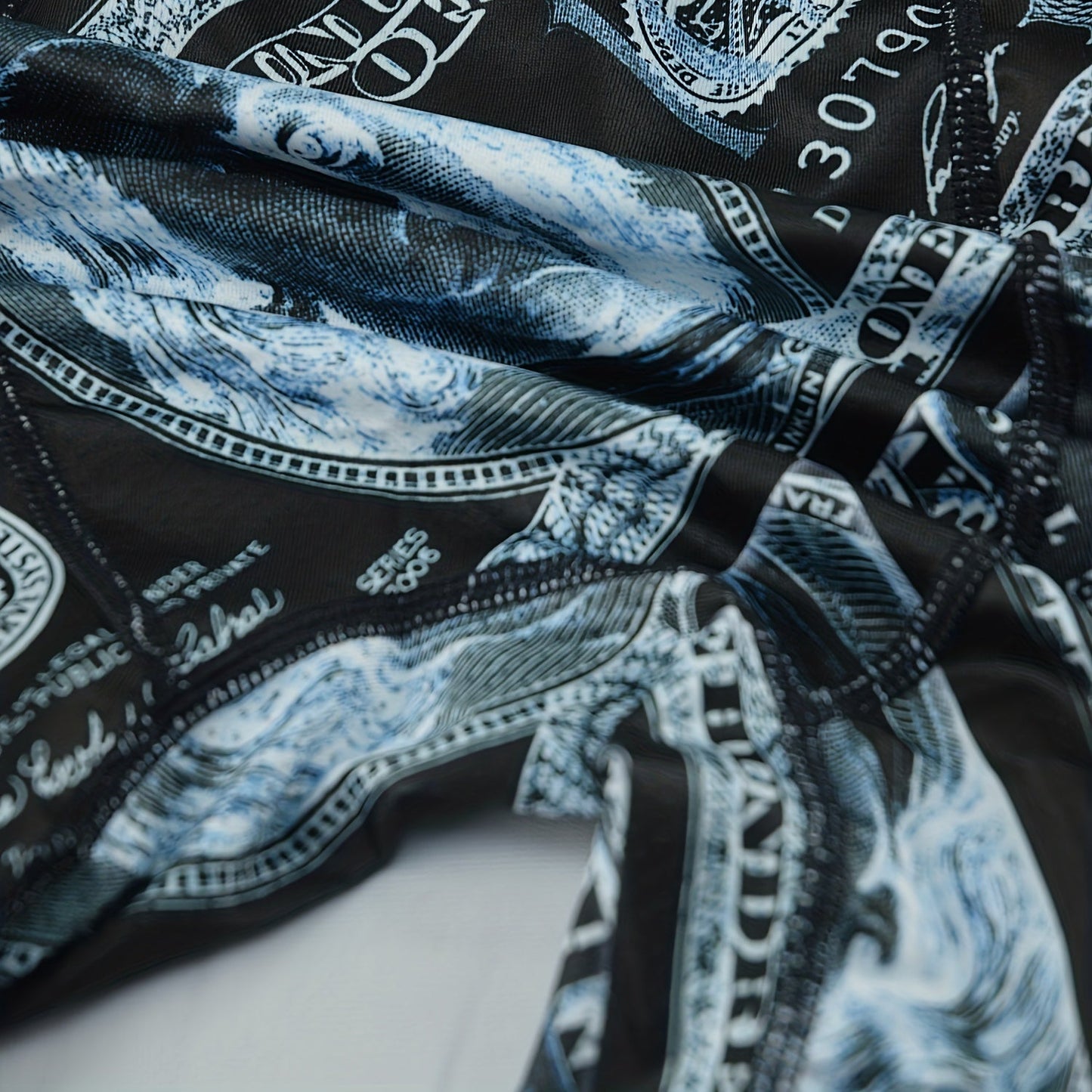 Reverse Color Money Print Men's Underwear