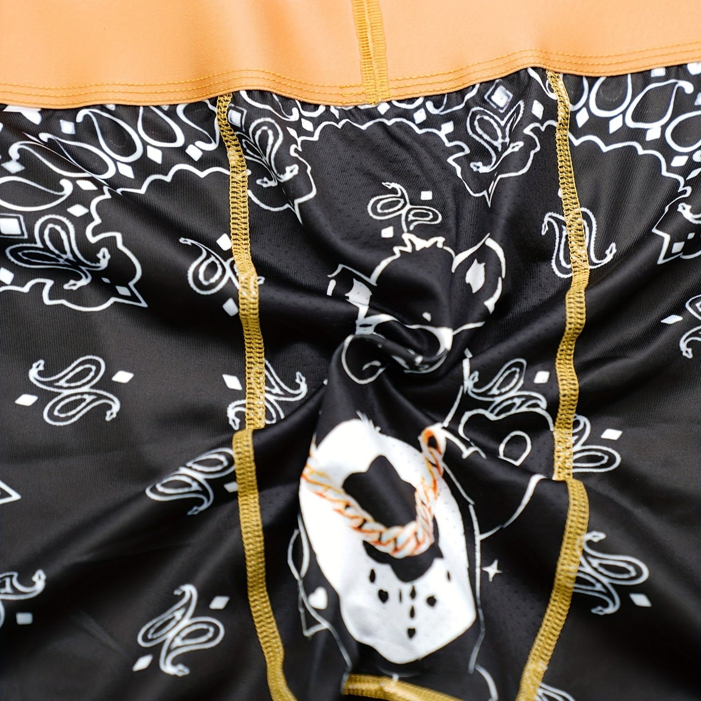 Men's Bear Printed Necklace Underwear
