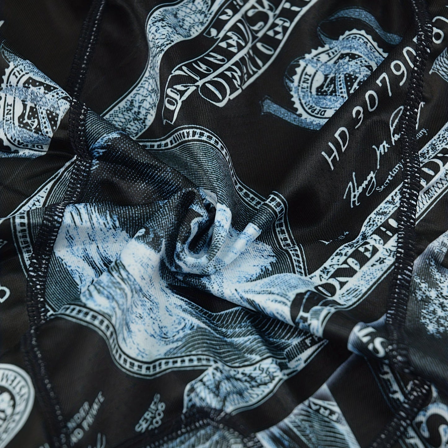 Reverse Color Money Print Men's Underwear