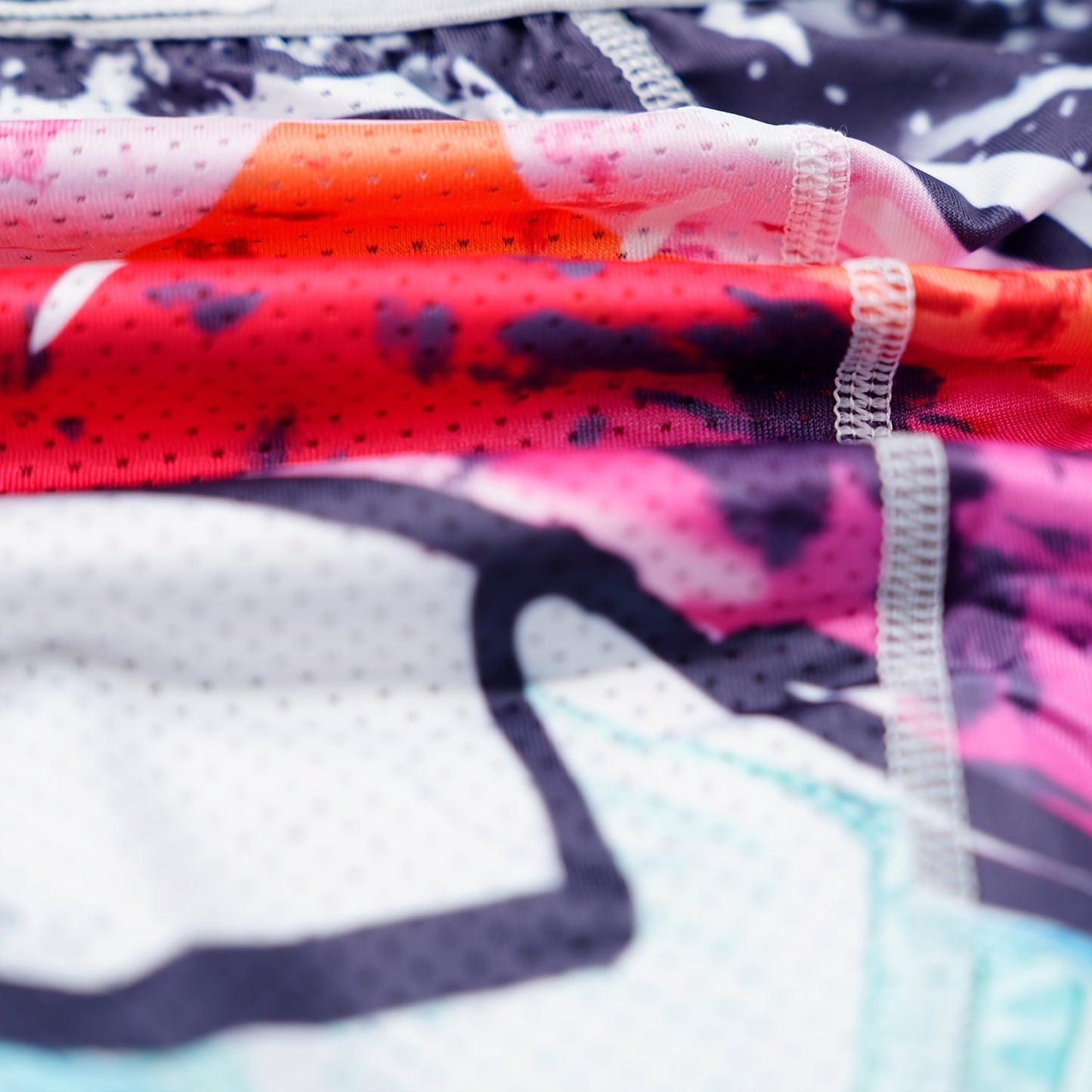 Men's boxer briefs in black print with lips