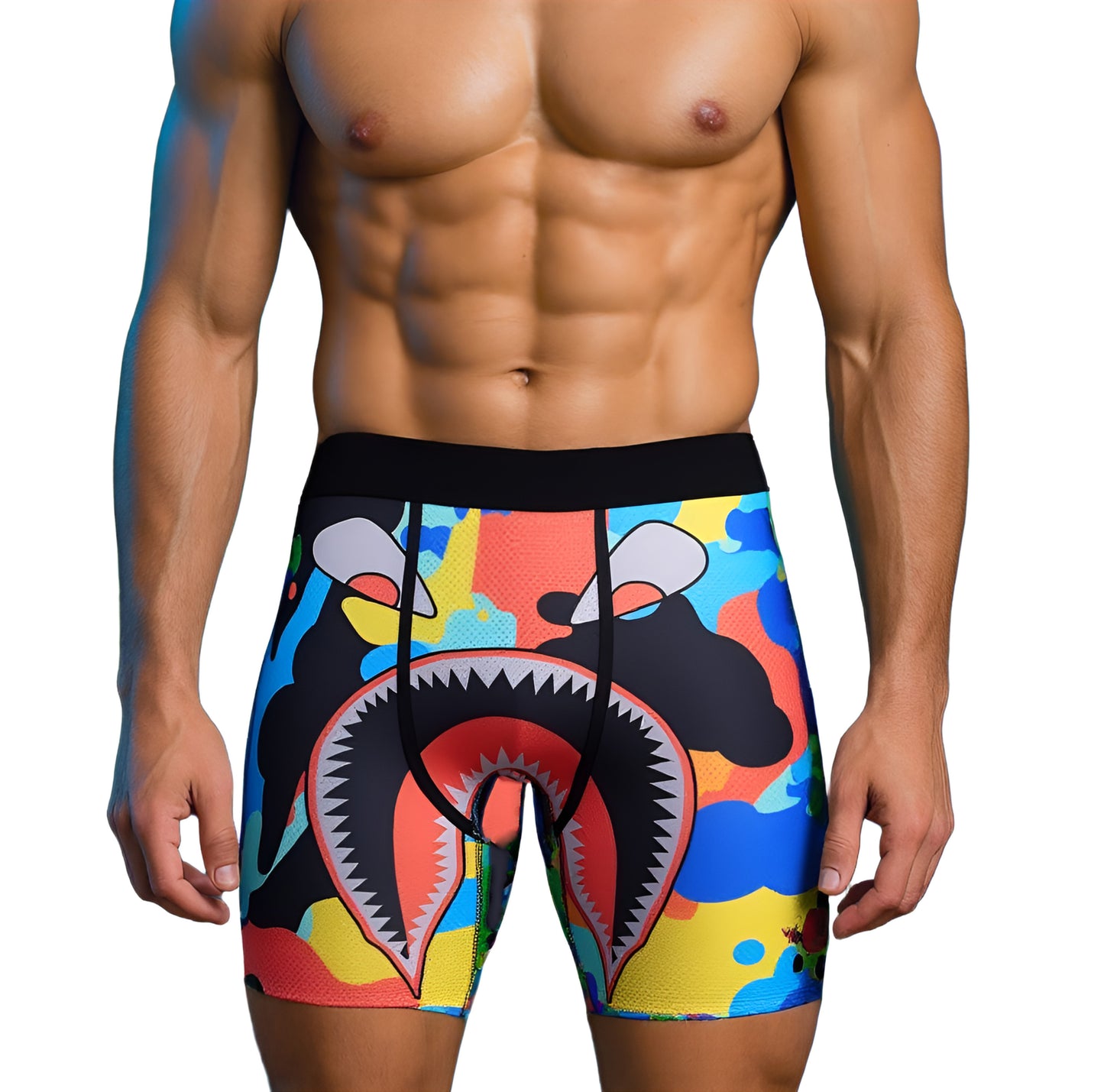 Big Mouth Print Men's Underwear - Bold Statement Style