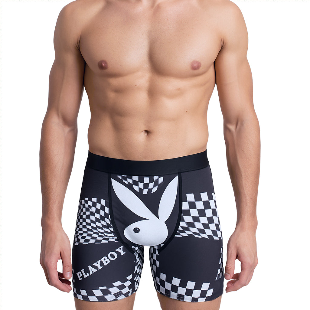 World wild life×Black PLAYBOY underwear
