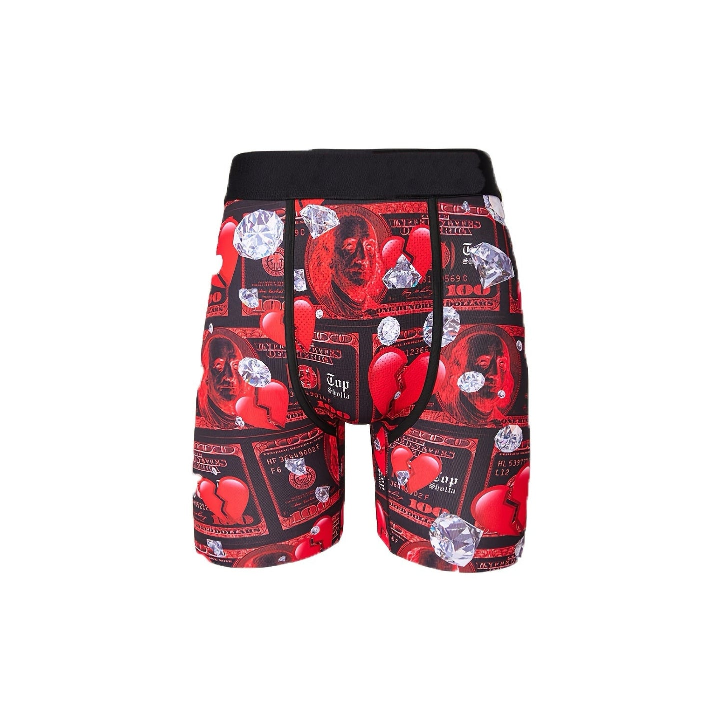 Heart diamond men's underwear