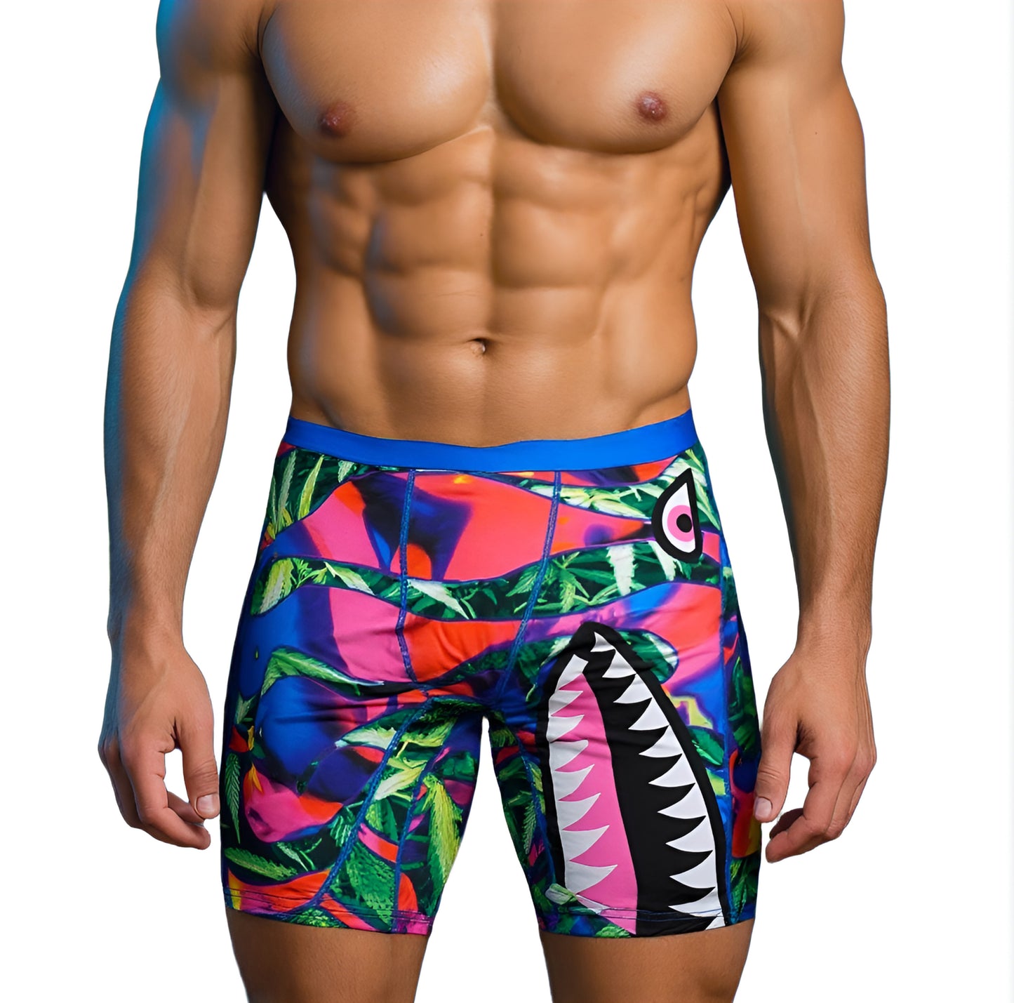 Colorful Big Mouth Men's Underwear - Vibrant Fun Design