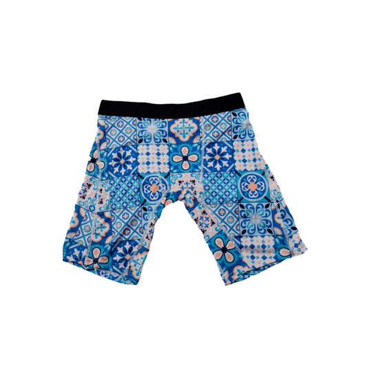 Blue Printed Men's Underwear