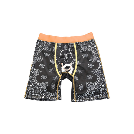 Men's Bear Printed Necklace Underwear